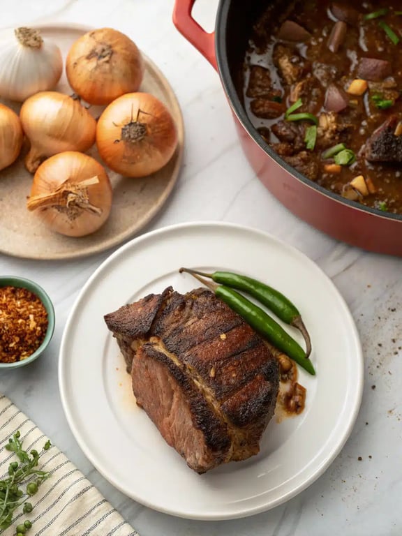Braising the Mexican shredded beef in a flavorful liquid until tender