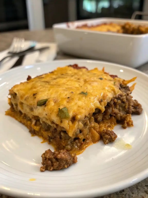 taco casserole recipe served with sides taco casserole recipe plated with fresh toppings and side salad