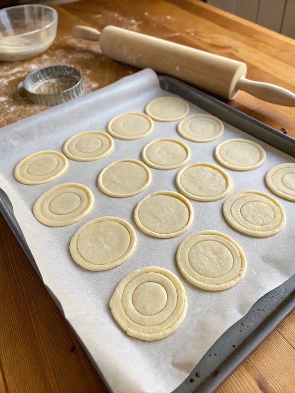 Final step for Andalusian Alfajores recipe — plated and ready