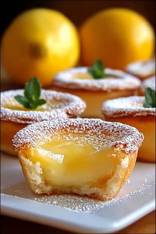 Baby Lemon Impossible Pies Are: Makes 12 Servings
