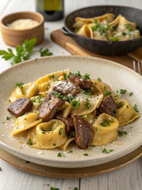 Garlic Steak Tortellini for Easy Family Joy