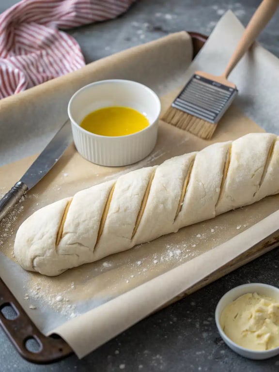 Final step for Italian herb cheese bread — golden brown loaf cooling on a rack