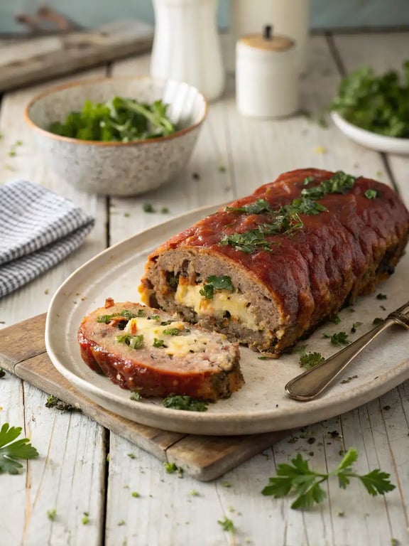 Stuffed Italian Meatloaf with Genius Make-Ahead Flavor