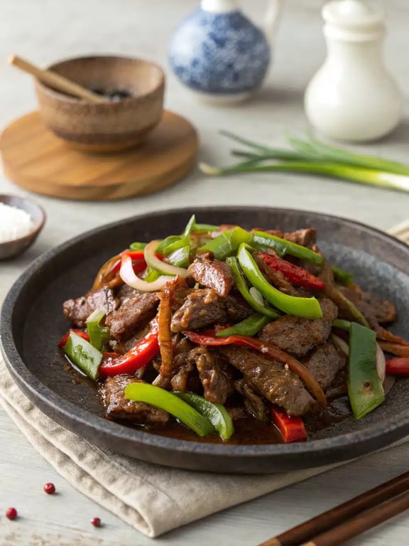 Filete de pimienta chino: sabor intenso, listo en 30 minutos
