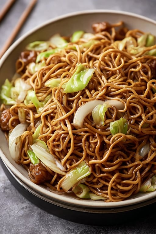 Chow Mein Noodles Vegetables: Makes 2 Servings