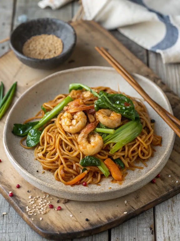 Genius Pan Fried Noodles with Freshness