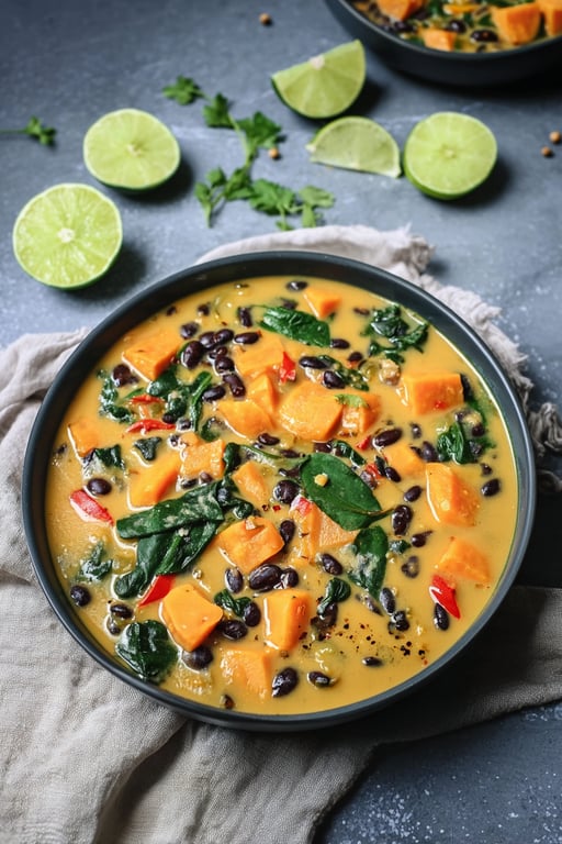 Black Bean Sweet Potato Soup: 10 Minutes of Prep