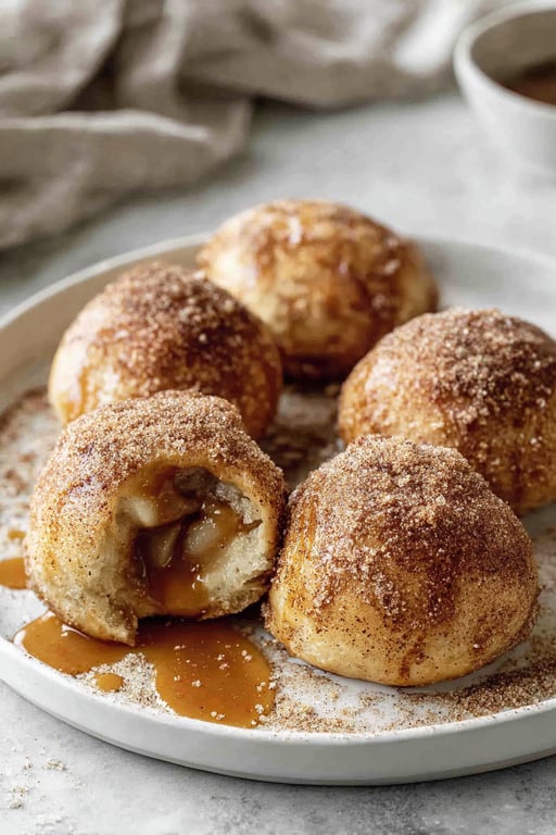Caramel Apple Pie Bombs: Makes 4 Servings