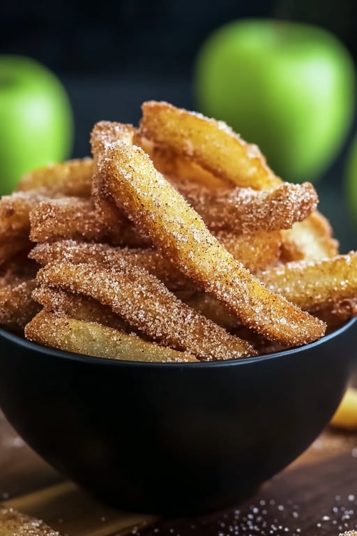 Crispy Air Fryer Apple Fries: 9 Ingredients
