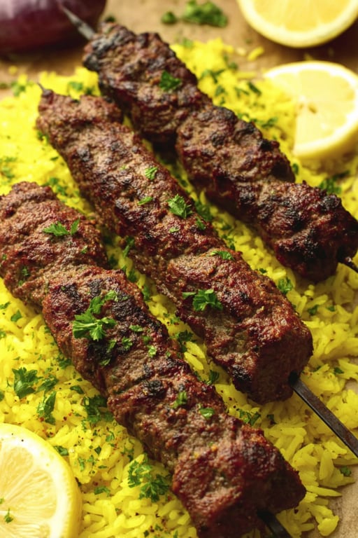 Juicy Middle Eastern Kebabs: 60 Minutes of Prep