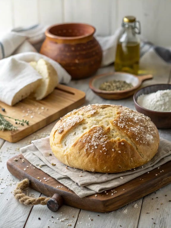 No Knead Turkish Bread for Simple Cozy Comfort