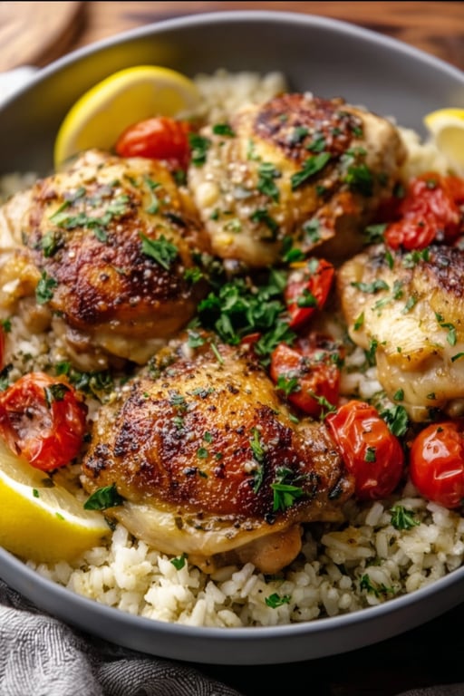 Mediterranean Chicken Thighs Recipe – Juicy and Flavorful