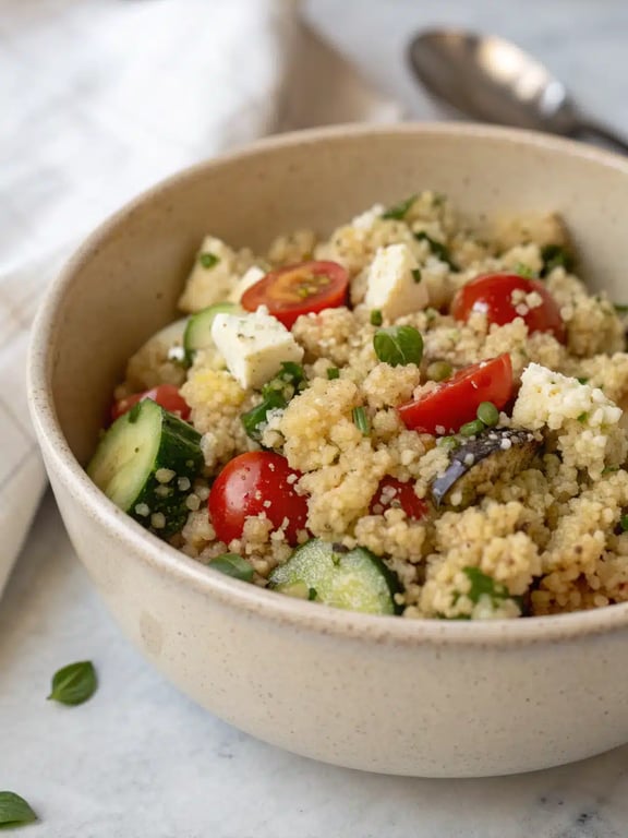 Mediterranean diet meal plan beautifully plated with serving suggestions