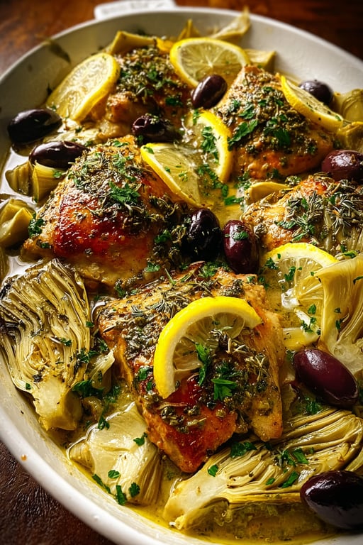 Mediterranean Lemon Chicken Recipe – Zesty and Fresh
