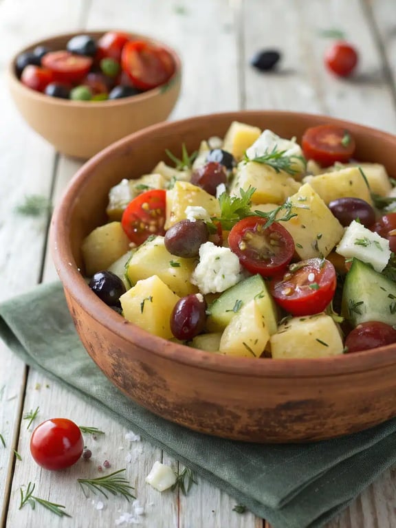 Simple Mediterranean Potato Salad for Potluck Joy
