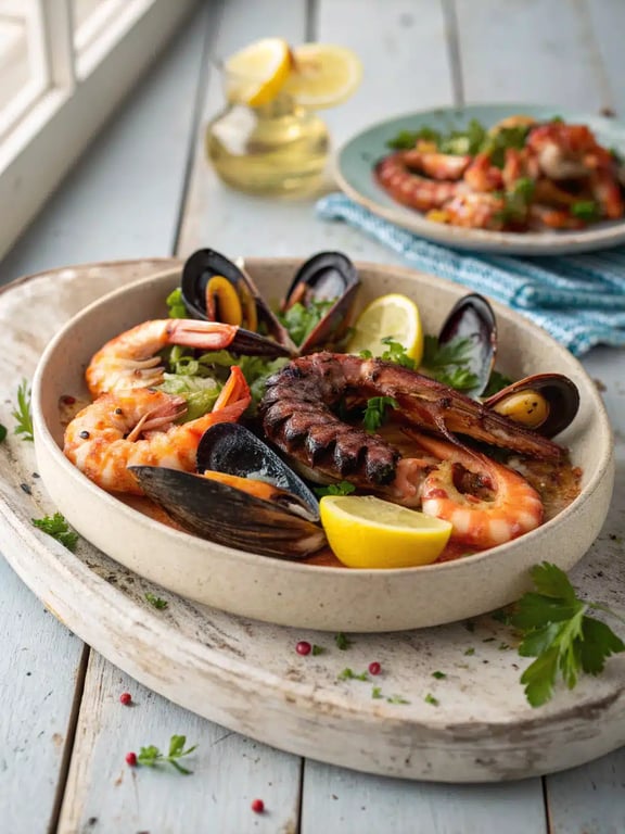 Cozy Mediterranean seafood recipes with bold comfort