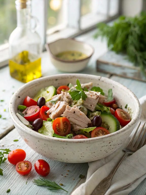 Genius Mediterranean Tuna Salad for Make-Ahead Freshness