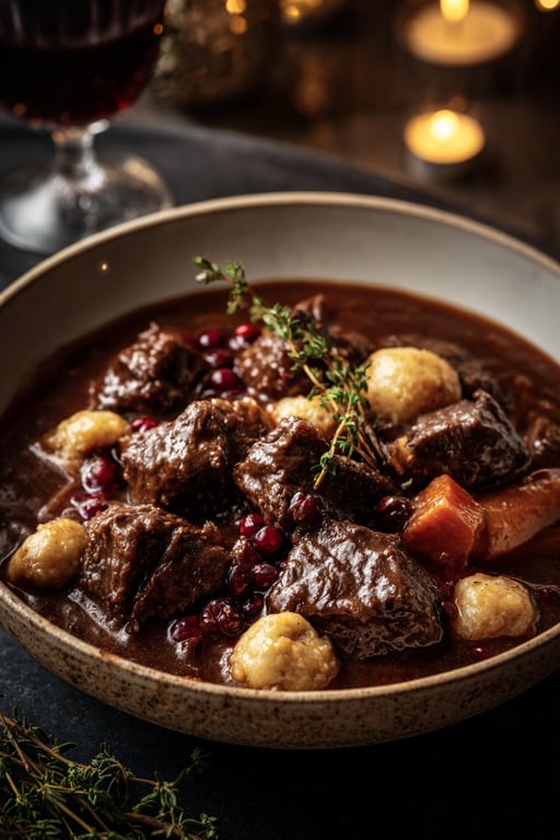 French Style Beef Stew with Vegetables (Hearty, Serves 6)