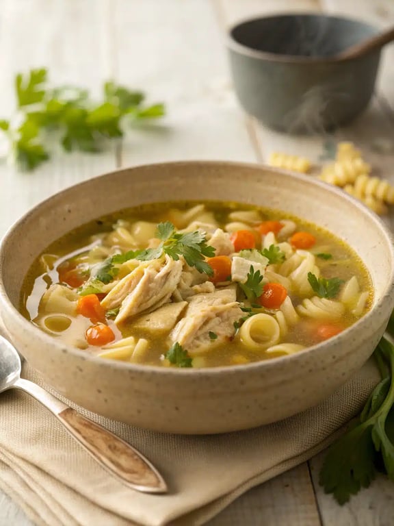 Soupe italienne à la pénicilline : un bol réconfortant de nostalgie