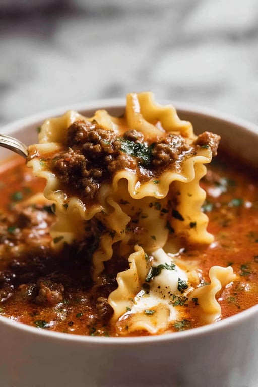Lasagna Soup Recipe – Warm and Comforting