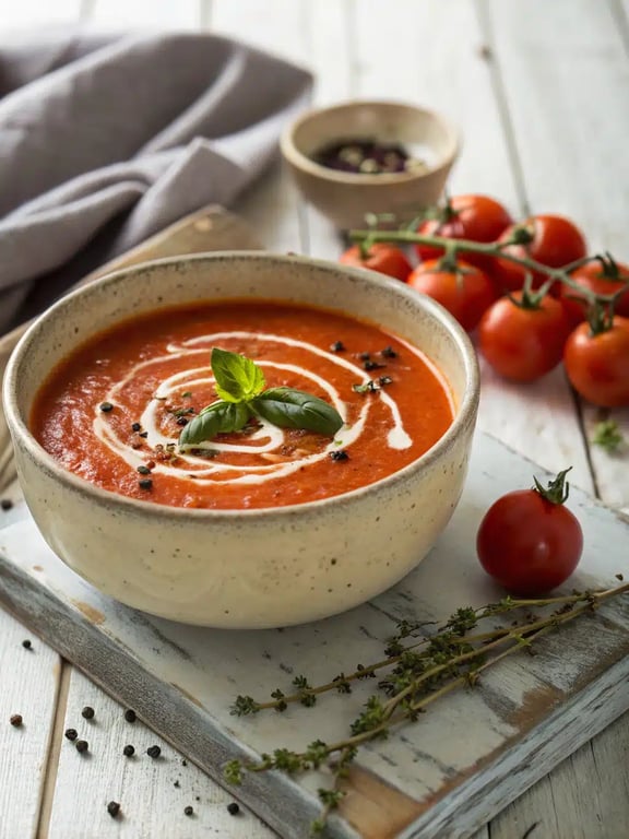 Une soupe de tomates rôties géniale pour un plaisir rapide en semaine
