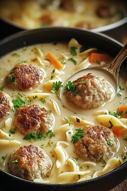 Cozy Swedish Meatball Soup: Ready in 45 Minutes