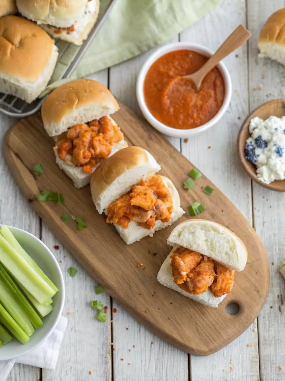 Cozy Buffalo Chicken Sliders for Simple Comfort