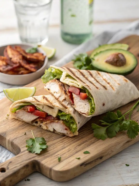 California Turkey Club Wrap Quick Holiday Comfort