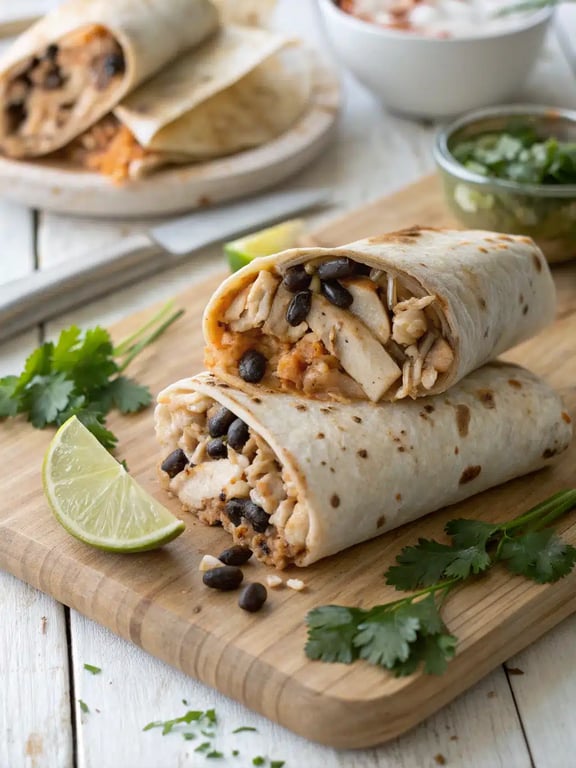 Simple Chipotle Ranch Chicken Burrito for Weeknight Joy