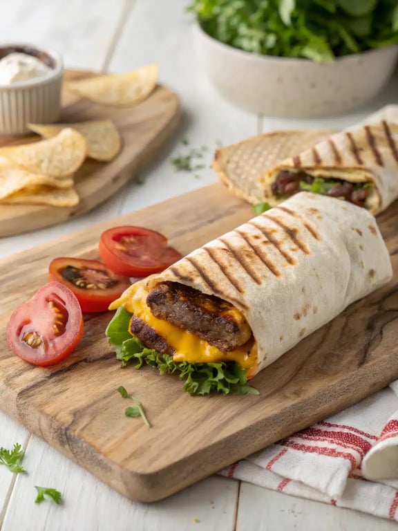 Sandwich Wrap Burger Quick Joy In 30 Minutes