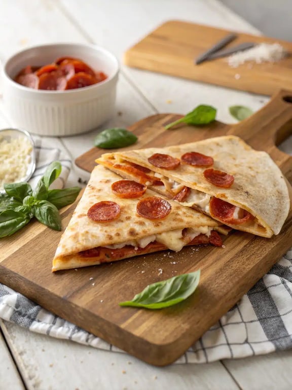 Cozy Pepperoni Pizza Quesadilla Ready in 30 Minutes
