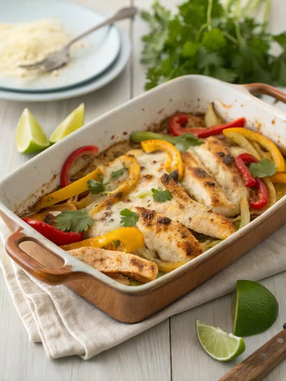 Chicken Fajita Casserole for Cozy Winter Comfort