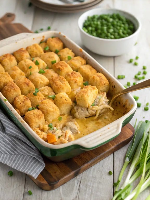 Chicken Tater Tot Casserole with Bold Flavor