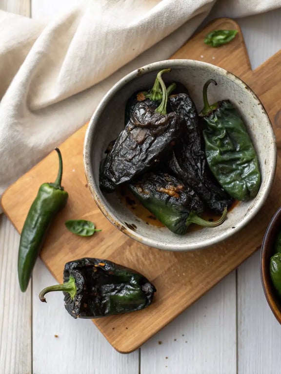 Step 2 for chile relleno casserole — process in progress