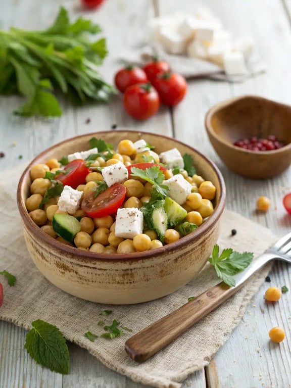 Genius Chickpea Feta Salad Ready in 30 Minutes