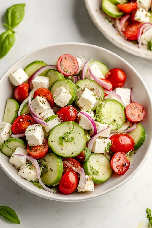 Fresh Cucumber Caprese Salad – Easy Summer Side
