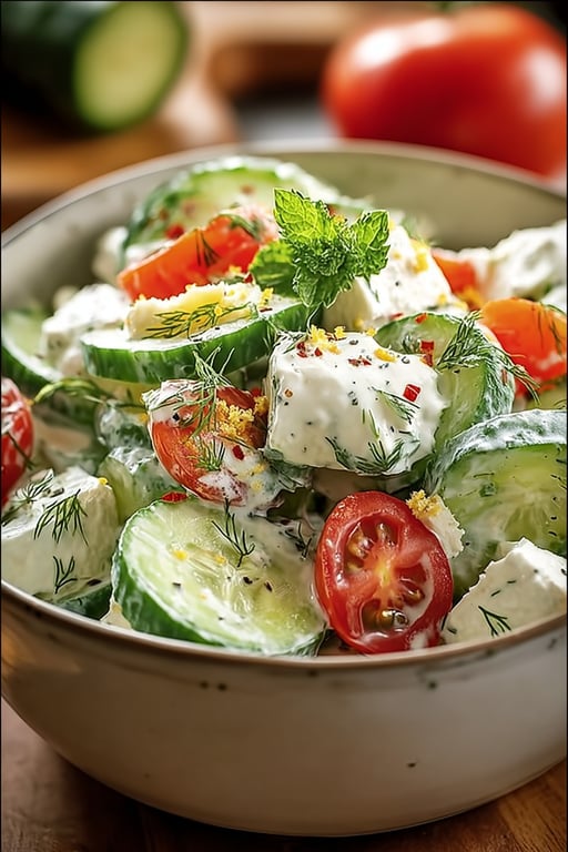Cucumber Ranch Salad