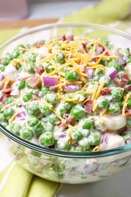 Easy English Pea Salad (Ready in 10 Minutes)