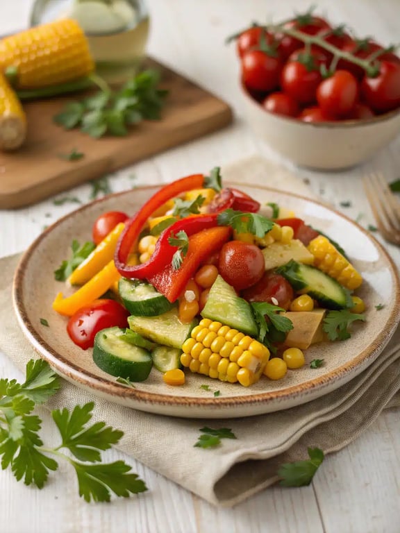 Marinated Vegetable Salad Recipe: Easy Low Carb Freshness