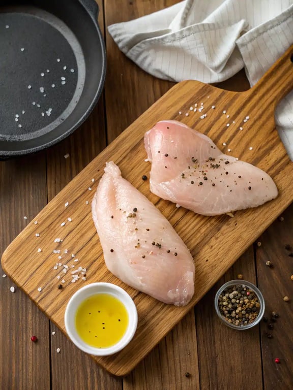 Chopped vegetables for Mediterranean chicken salad combined in a large bowl