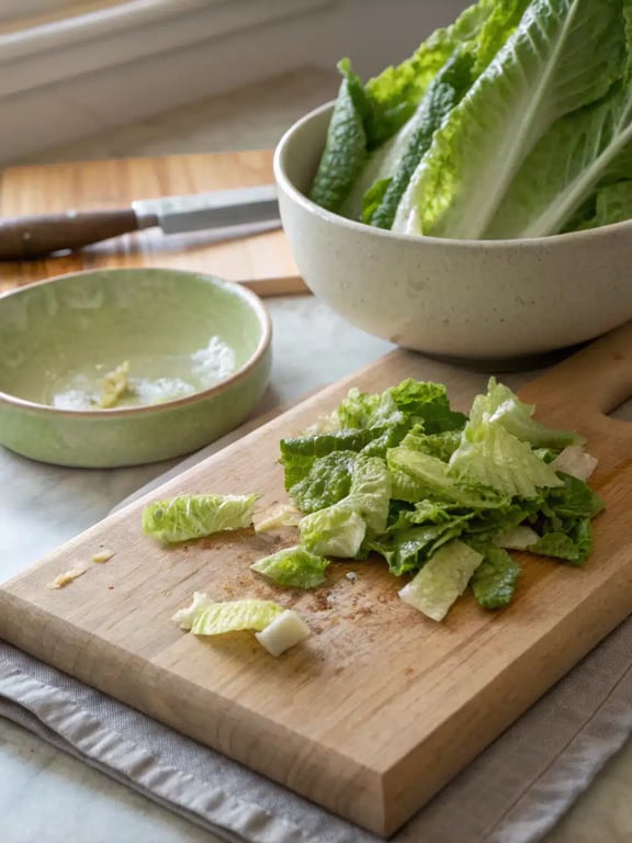 Step 2 for olive garden salad recipe — whisking the dressing in a bowl