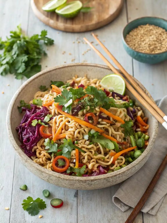 Ramen Noodle Salad: A Simple Burst of Freshness