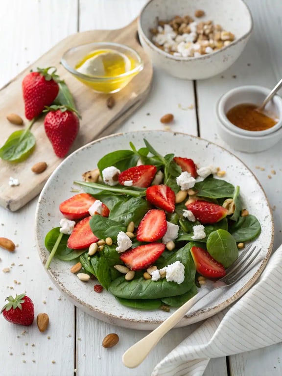 Quick Strawberry Spinach Salad for Simple Summer Joy