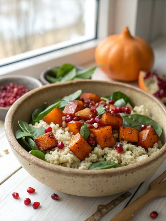 Sweet Potato Quinoa Salad With Irresistible Maple Flavor