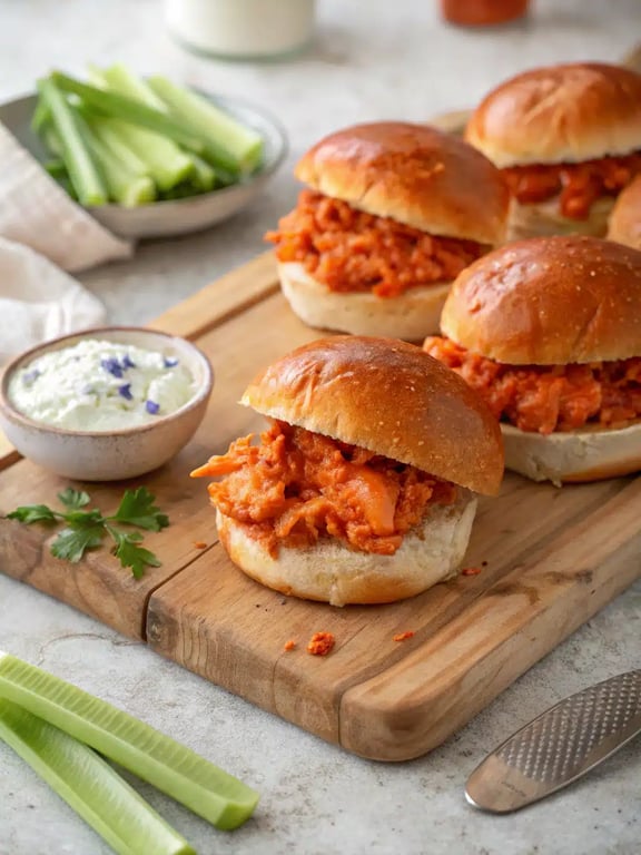 Cozy Buffalo Chicken Sliders for Bold Comfort