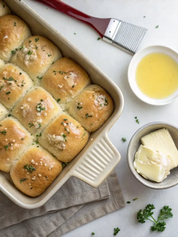 Final step for buffalo chicken sliders — plated and ready