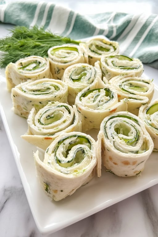 Cucumber Dill Pinwheels