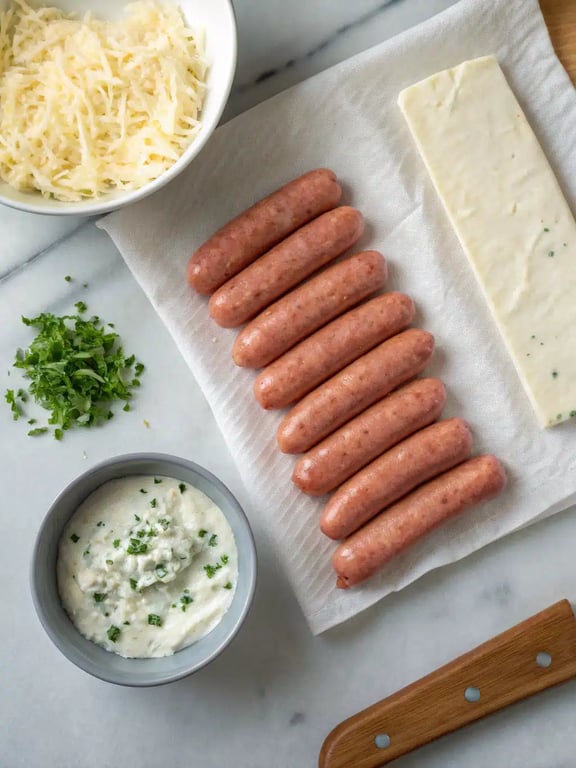 Step 2 for finger food recipes — process in progress