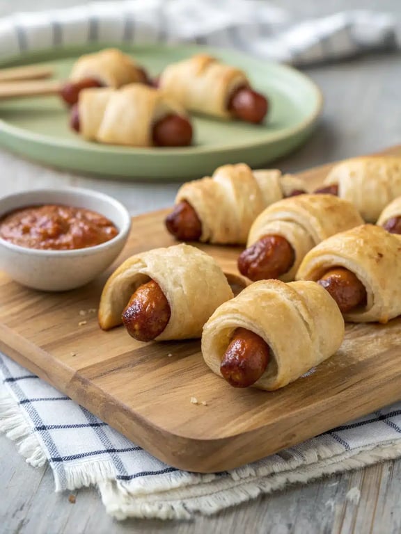 A beautifully arranged platter of warm finger food recipes ready for a party