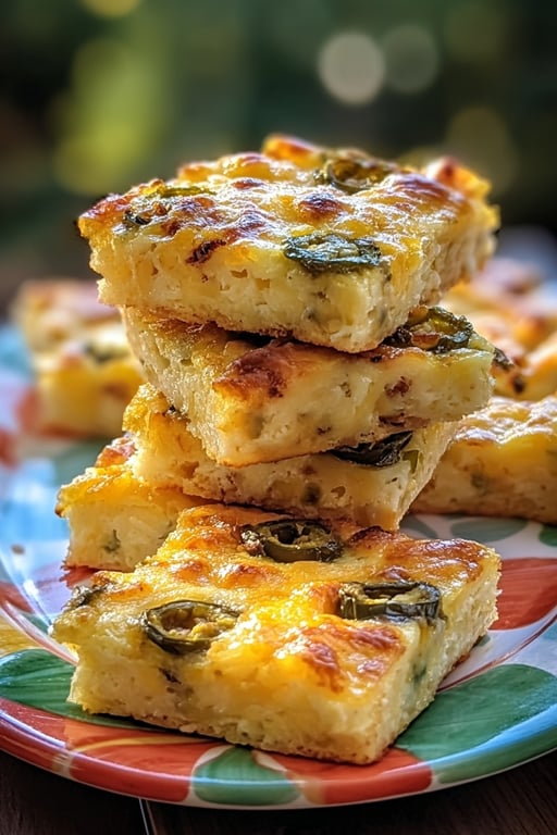 Jalapeno Cheese Squares – Finger Food Recipes